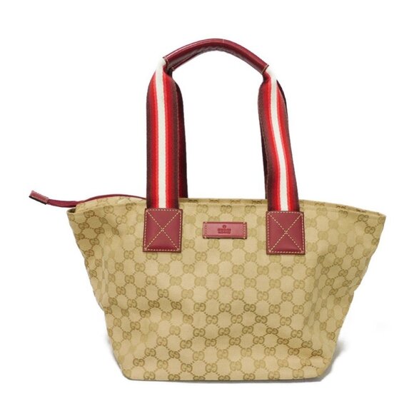 GUCCI Beige Leather Tote Bag - Picture 1 of 16